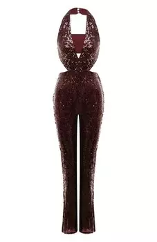 Комбинезон с отделкой пайетками Patrizia Pepe