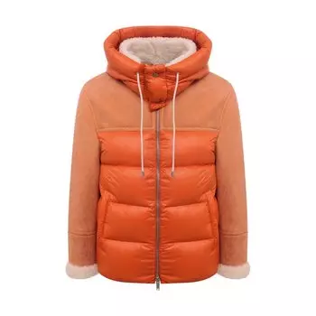 Комбинированная дубленка DRM