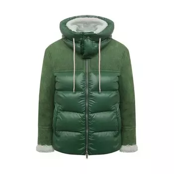 Комбинированная дубленка DRM