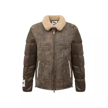 Комбинированная дубленка DRM