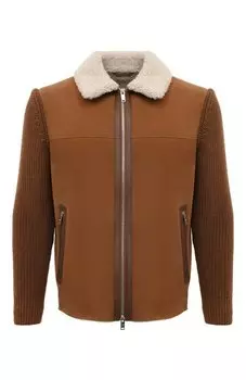 Комбинированная дубленка MUST