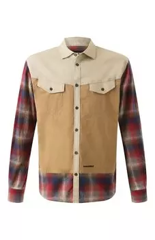 Комбинированная рубашка Dsquared2