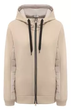Комбинированная толстовка Brunello Cucinelli