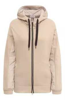 Комбинированная толстовка Brunello Cucinelli
