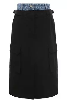 Комбинированная юбка Juun.J