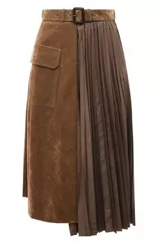 Комбинированная юбка Juun.J