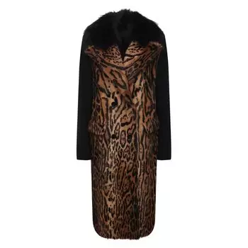 Комбинированное пальто Dolce & Gabbana
