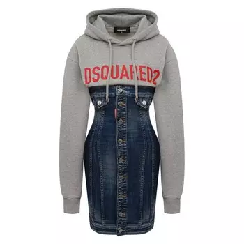 Комбинированное платье Dsquared2
