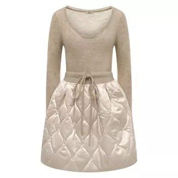 Комбинированное платье Miu Miu