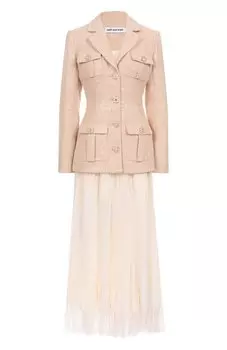 Комбинированное платье self-portrait