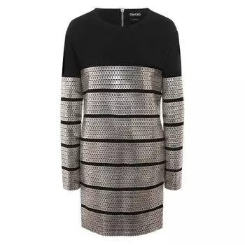 Комбинированное платье Tom Ford