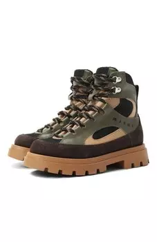 Комбинированные ботинки Marni