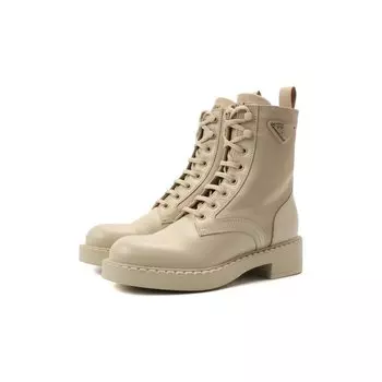 Комбинированные ботинки Prada