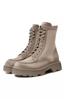 Комбинированные ботинки Santoni