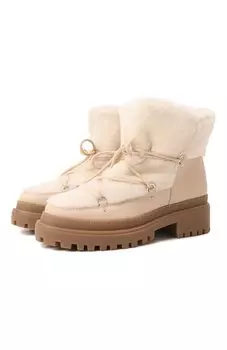 Комбинированные ботинки Yves Salomon