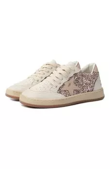 Комбинированные кеды Ball Star Golden Goose Deluxe Brand