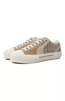 Комбинированные кеды Kai Burberry
