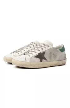 Комбинированные кеды Super-Star Golden Goose Deluxe Brand