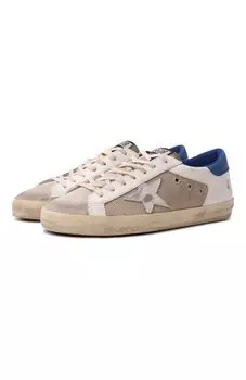 Комбинированные кеды Super-Star Golden Goose Deluxe Brand
