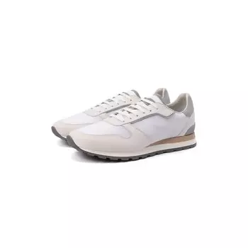 Комбинированные кроссовки Brunello Cucinelli