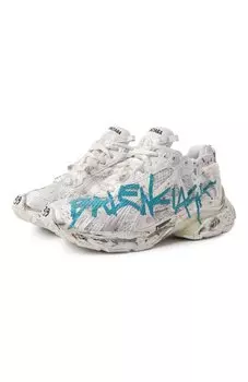 Комбинированные кроссовки Runner Balenciaga