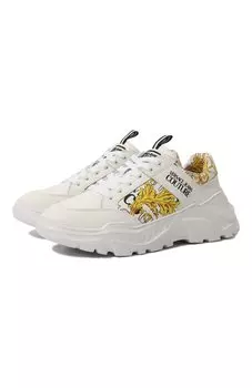 Комбинированные кроссовки Speedtrack Versace Jeans Couture