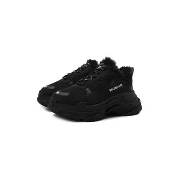 Комбинированные кроссовки Triple S Balenciaga