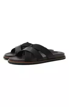 Комбинированные шлепанцы Canali