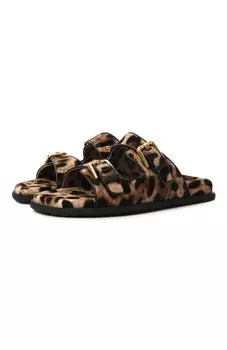 Комбинированные шлепанцы Dolce & Gabbana