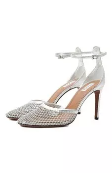 Комбинированные туфли Fishnet 90 Alaia