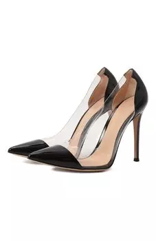 Комбинированные туфли Plexi 105 Gianvito Rossi