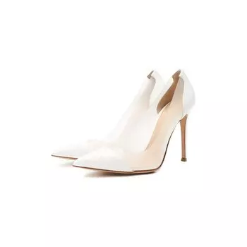 Комбинированные туфли Plexi Gianvito Rossi