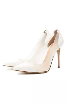 Комбинированные туфли Plexi Gianvito Rossi