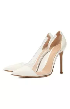 Комбинированные туфли Plexi Gianvito Rossi