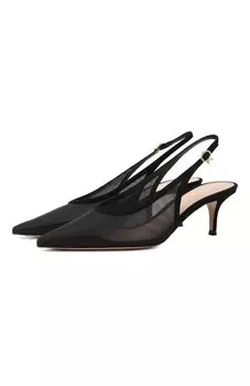 Комбинированные туфли Robbie 55 Gianvito Rossi