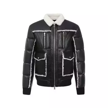 Комбинированный бомбер Balmain