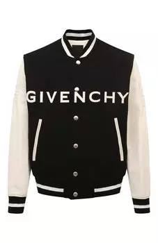 Комбинированный бомбер Givenchy