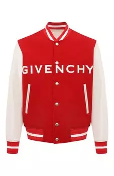Комбинированный бомбер Givenchy