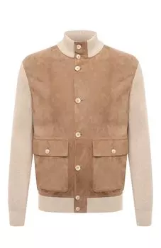 Комбинированный кардиган Brunello Cucinelli