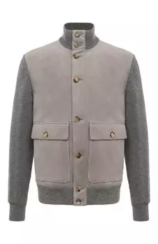 Комбинированный кардиган Brunello Cucinelli