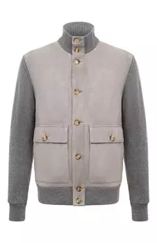 Комбинированный кардиган Brunello Cucinelli