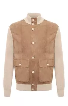 Комбинированный кардиган Brunello Cucinelli