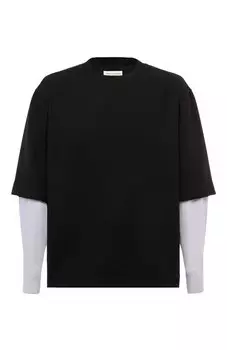 Комбинированный свитшот Dries Van Noten