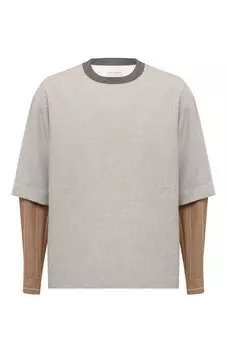 Комбинированный свитшот Dries Van Noten