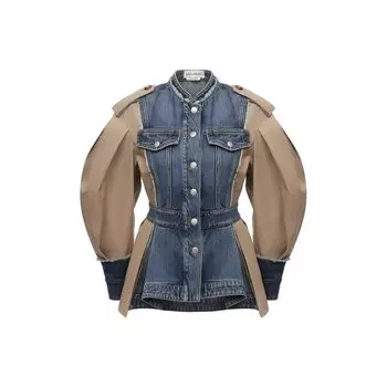 Комбинированный жакет Alexander McQueen