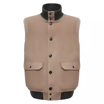 Комбинированный жилет Kiton