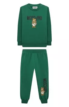 Комплект их свитшота и брюк Moschino