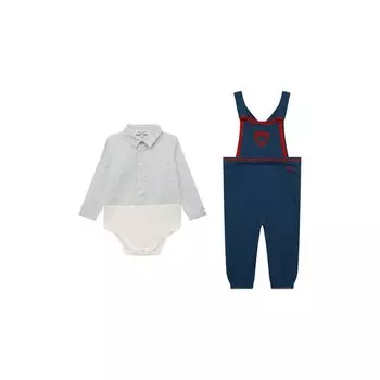 Комплект из боди и комбинезона Emporio Armani