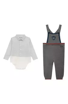 Комплект из боди и комбинезона Emporio Armani
