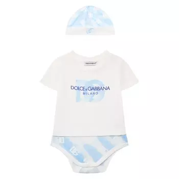 Комплект из боди и шапки Dolce & Gabbana